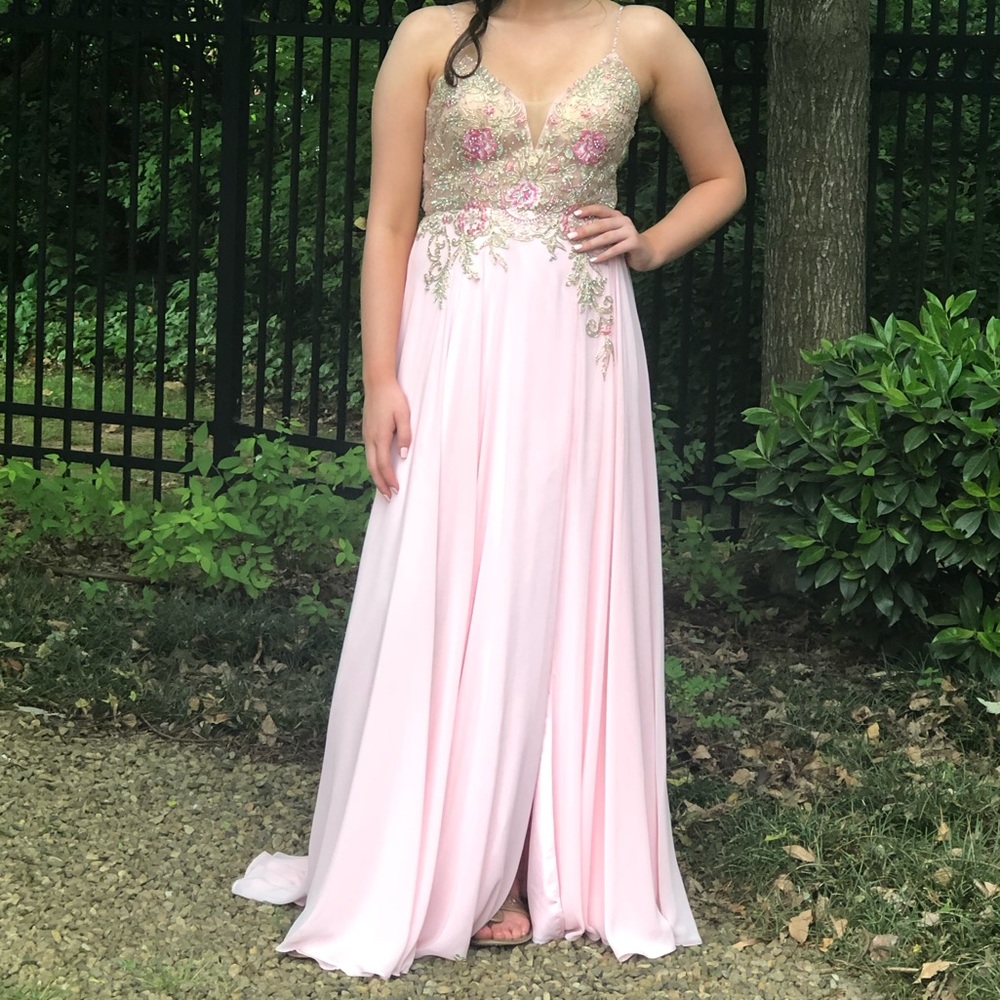 Camille pink size 10 formal gown